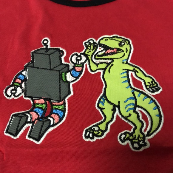 Svaha Robot & Trex High Five SS Tee - Picture 3 of 6